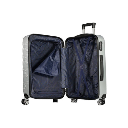 Laura Biagiotti Gray Polyethylene Luggage Set of 3 Trolleys