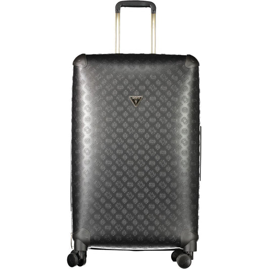Guess Jeans Black Polyethylene Luggage - Wilder Travel Trolley