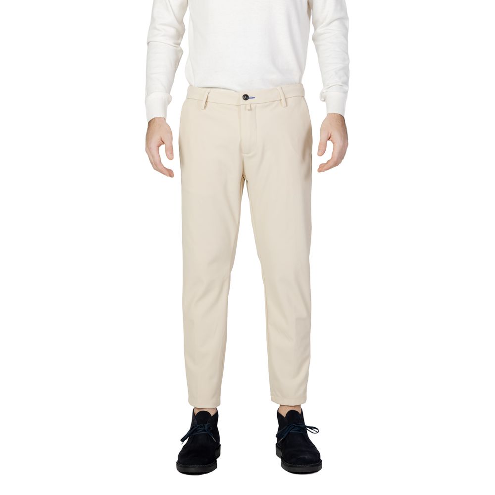 Borghese Beige Nylon Pant for Men