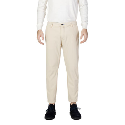 Borghese Beige Nylon Pant for Men