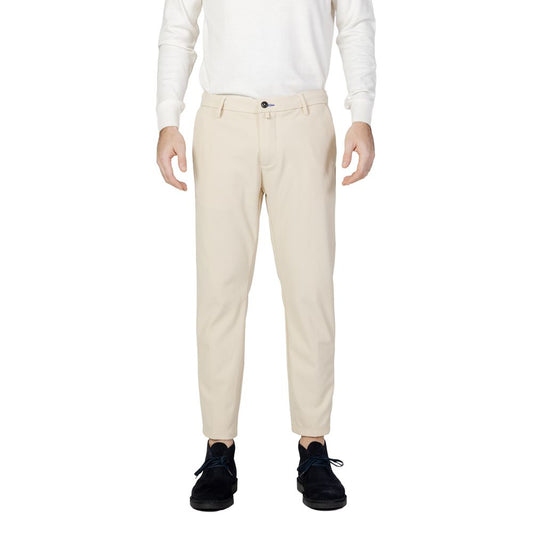 Borghese Beige Nylon Pant for Men