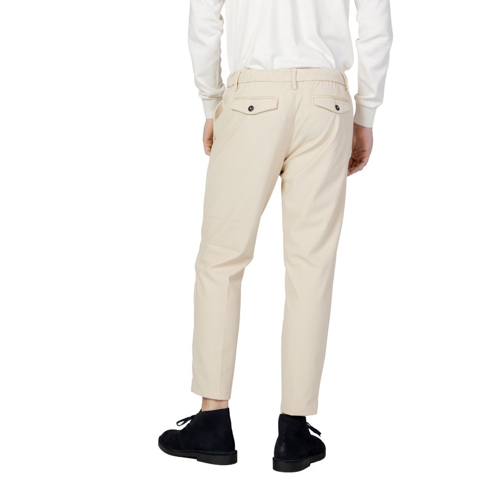 Borghese Beige Nylon Pant for Men