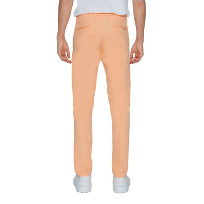 Borghese Orange Cotton Pant for Men