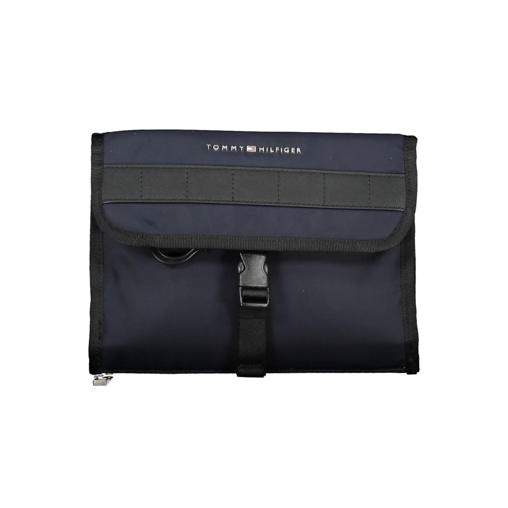 Tommy Hilfiger Blue Polyester Accessory Beauty Case