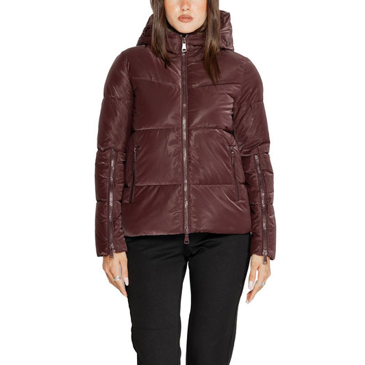 Cleré Purple Polyester Jacket & Coat for Women