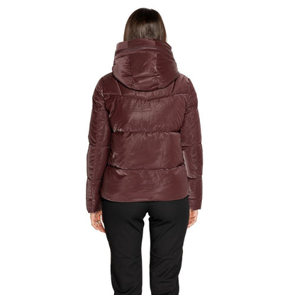 Cleré Purple Polyester Jacket & Coat for Women