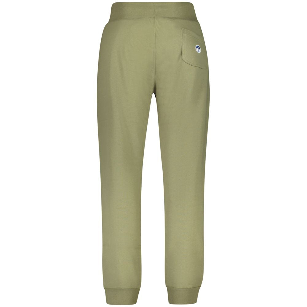 North Sails Green Cotton Pant - Sports Trousers for Adventurous Living