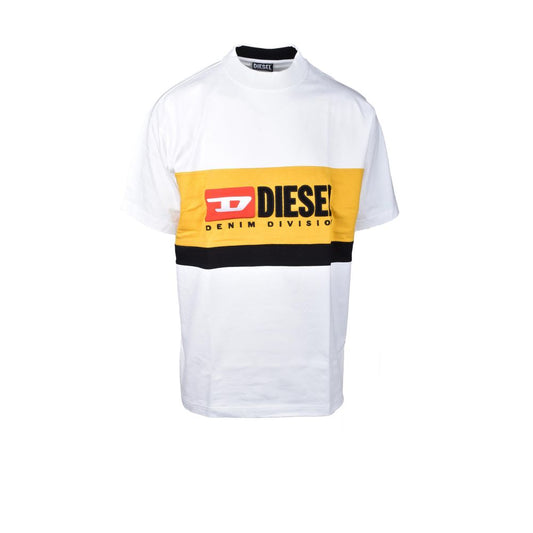 Diesel White Cotton Sweatshirt for Men
