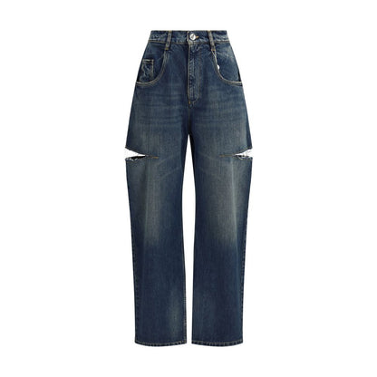Maison Margiela Denim Jeans with Cut-Out Detail