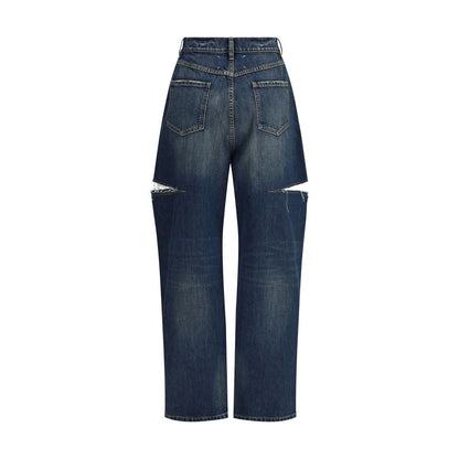 Maison Margiela Denim Jeans with Cut-Out Detail