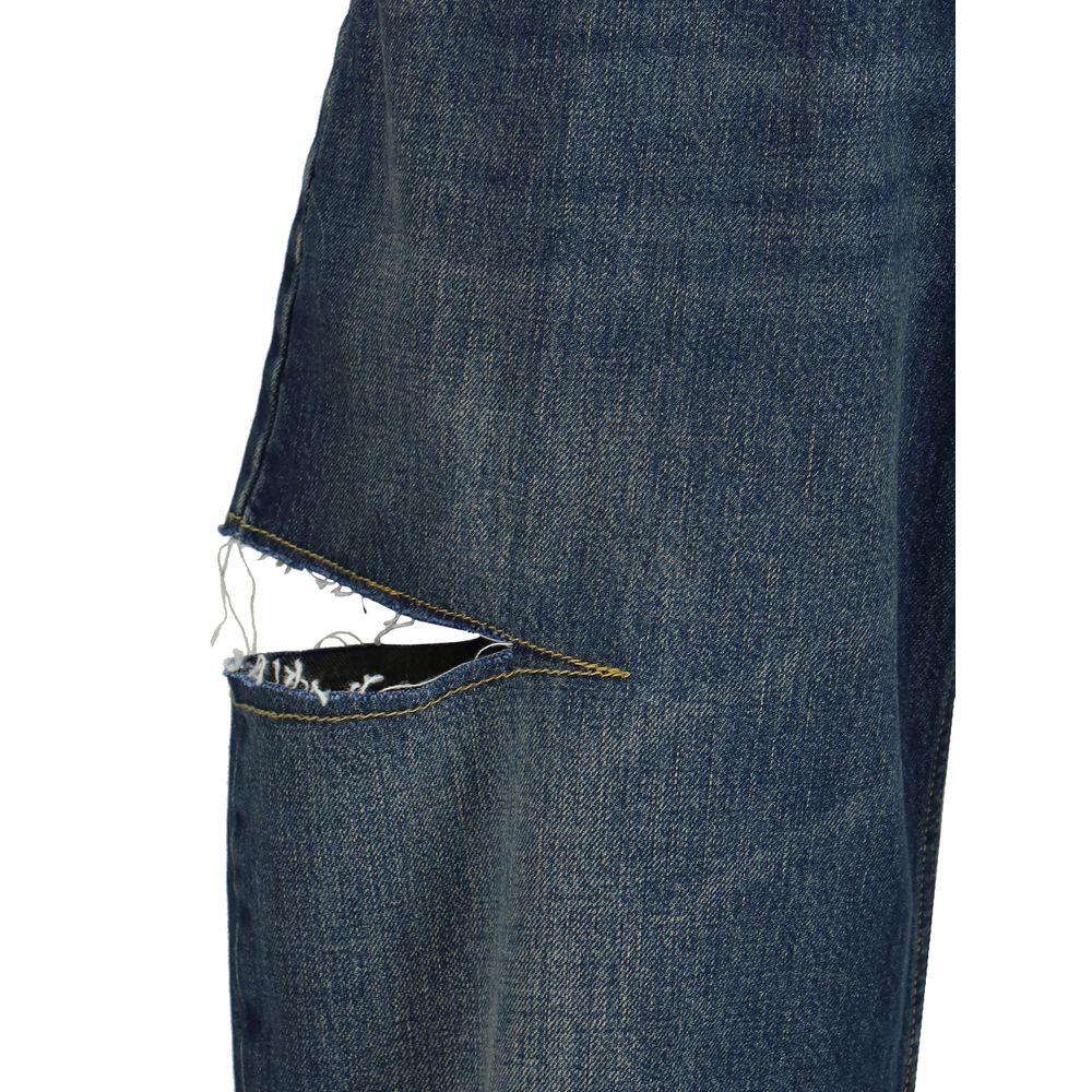 Maison Margiela Denim Jeans with Cut-Out Detail