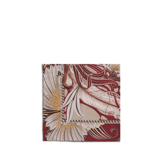 Ferragamo Giada Print Silk Scarf