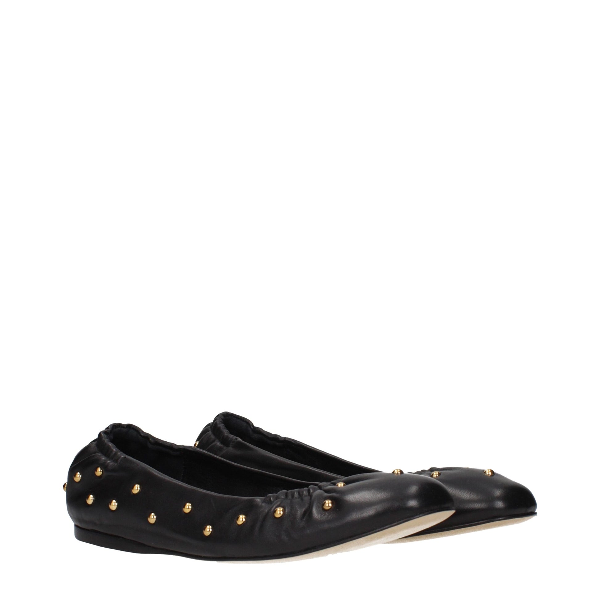 Chloé Black Leather Ballet Flats: Effortless Elegance