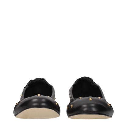 Chloé Black Leather Ballet Flats: Effortless Elegance