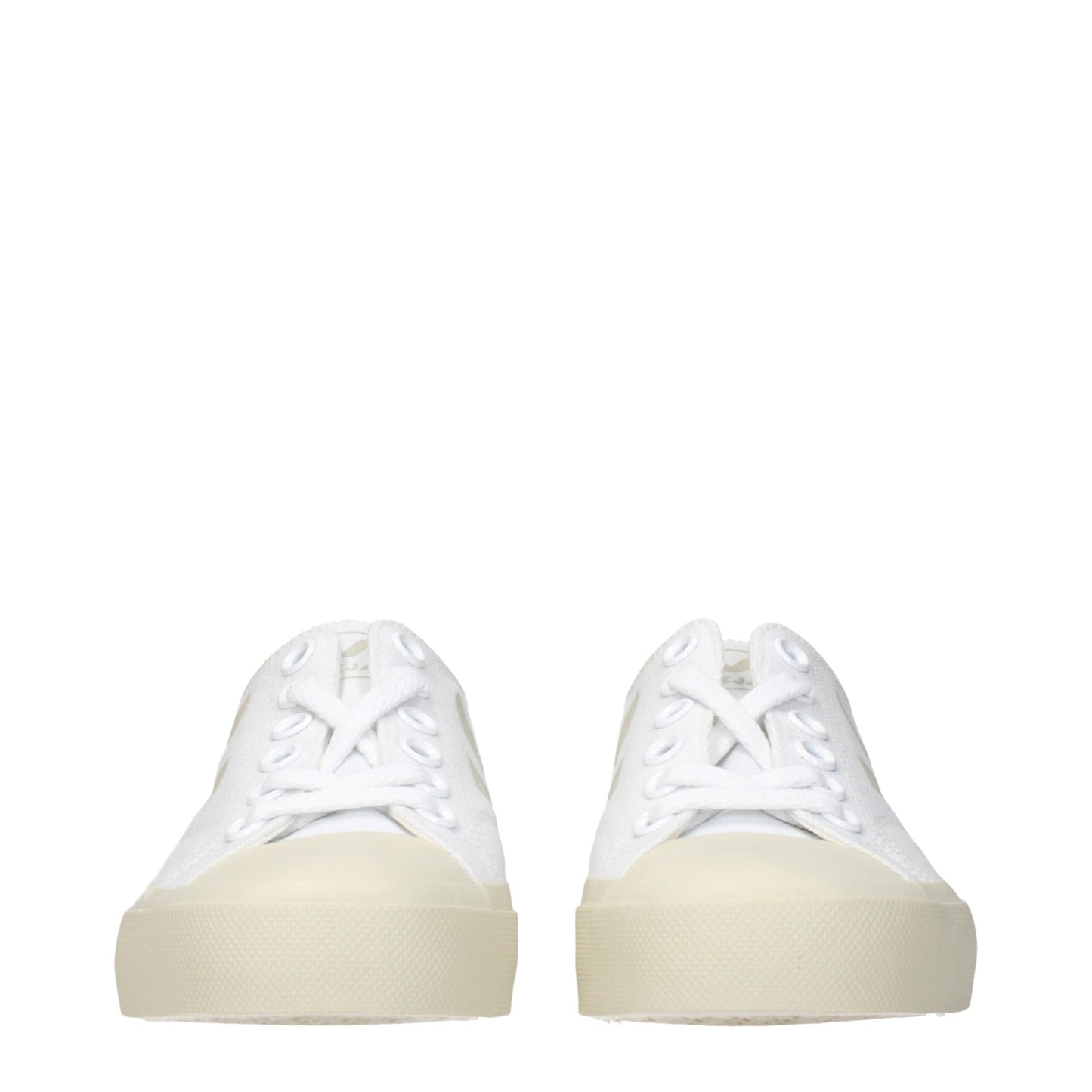 Veja White Fabric Low Tops - Timeless Sneakers for Every Occasion