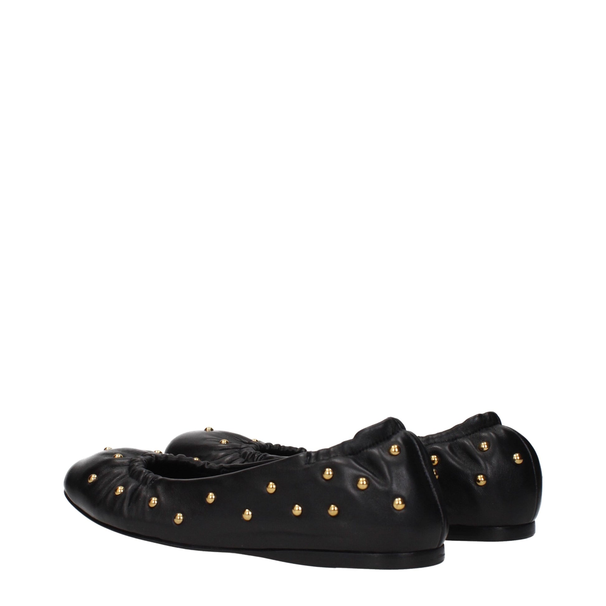 Chloé Black Leather Ballet Flats: Effortless Elegance