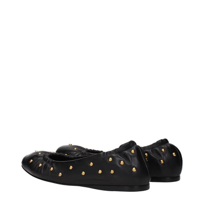 Chloé Black Leather Ballet Flats: Effortless Elegance