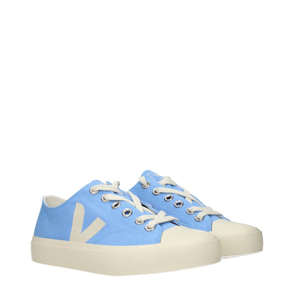 Veja Light Blue Fabric Low Tops - Stylish and Sustainable Sneakers