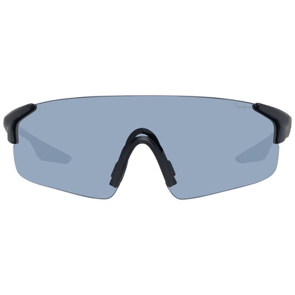 Pepe Jeans Men's Sunglasses – Black Plastic Frame, Blue Lenses
