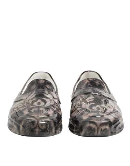 Dolce & Gabbana Multicolor Rubber Low Top Men Sneakers