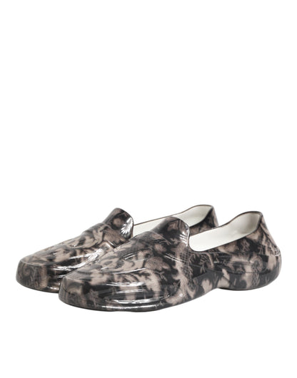 Dolce & Gabbana Multicolor Rubber Low Top Men Sneakers