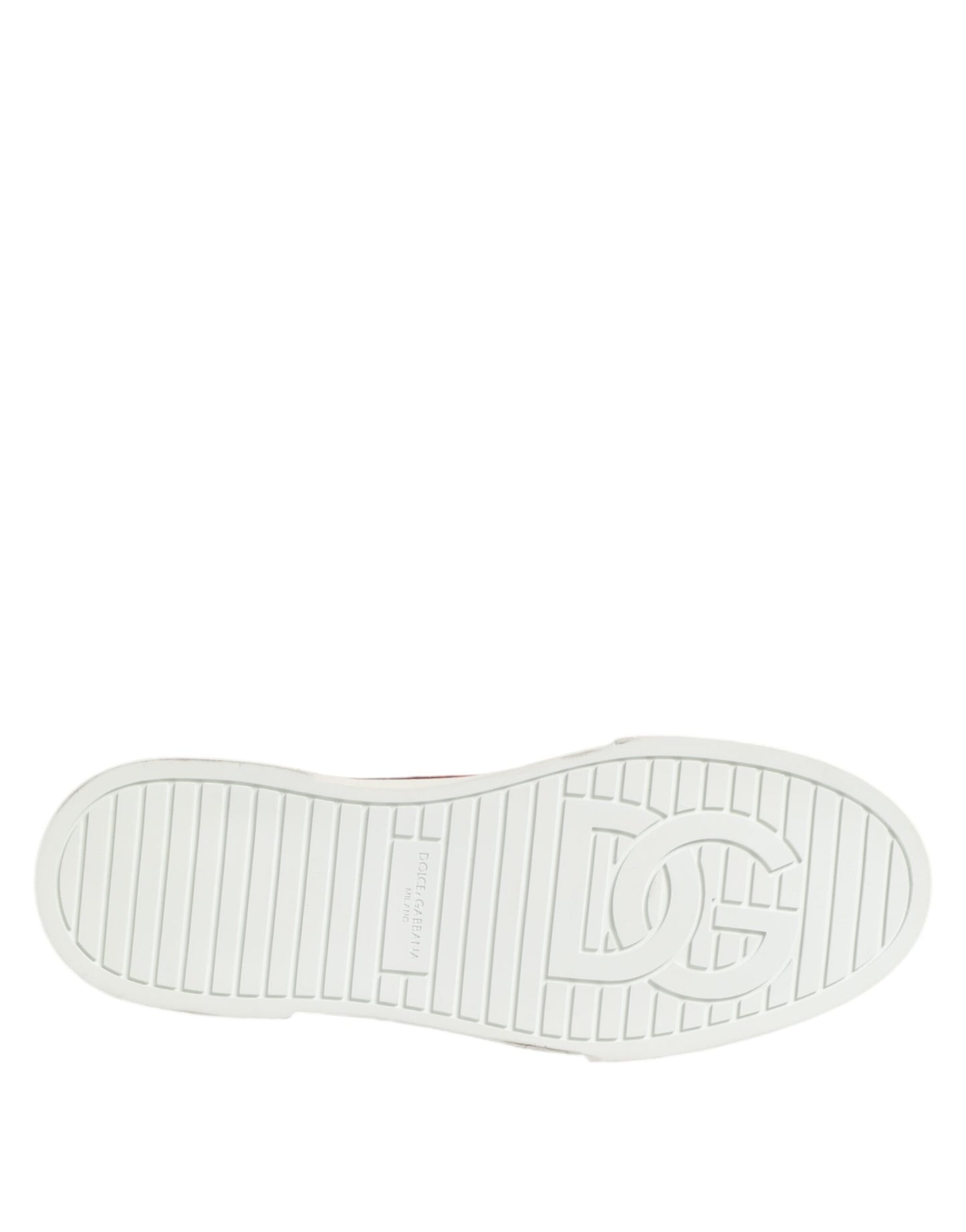 Dolce & Gabbana Multicolor Cotton High Top Men's Sneakers