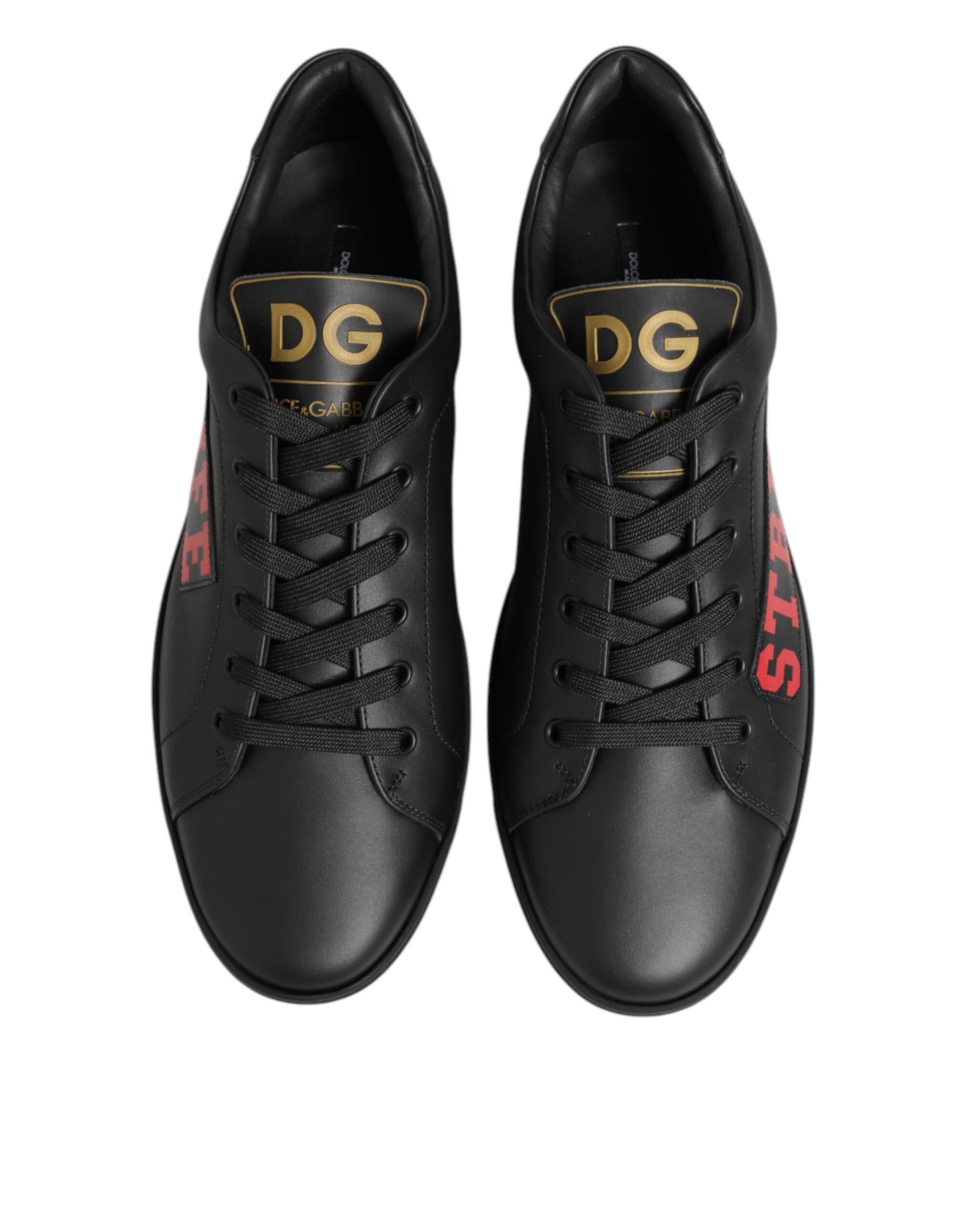 Dolce & Gabbana Black Street Life Low Top Men Sneakers Shoes