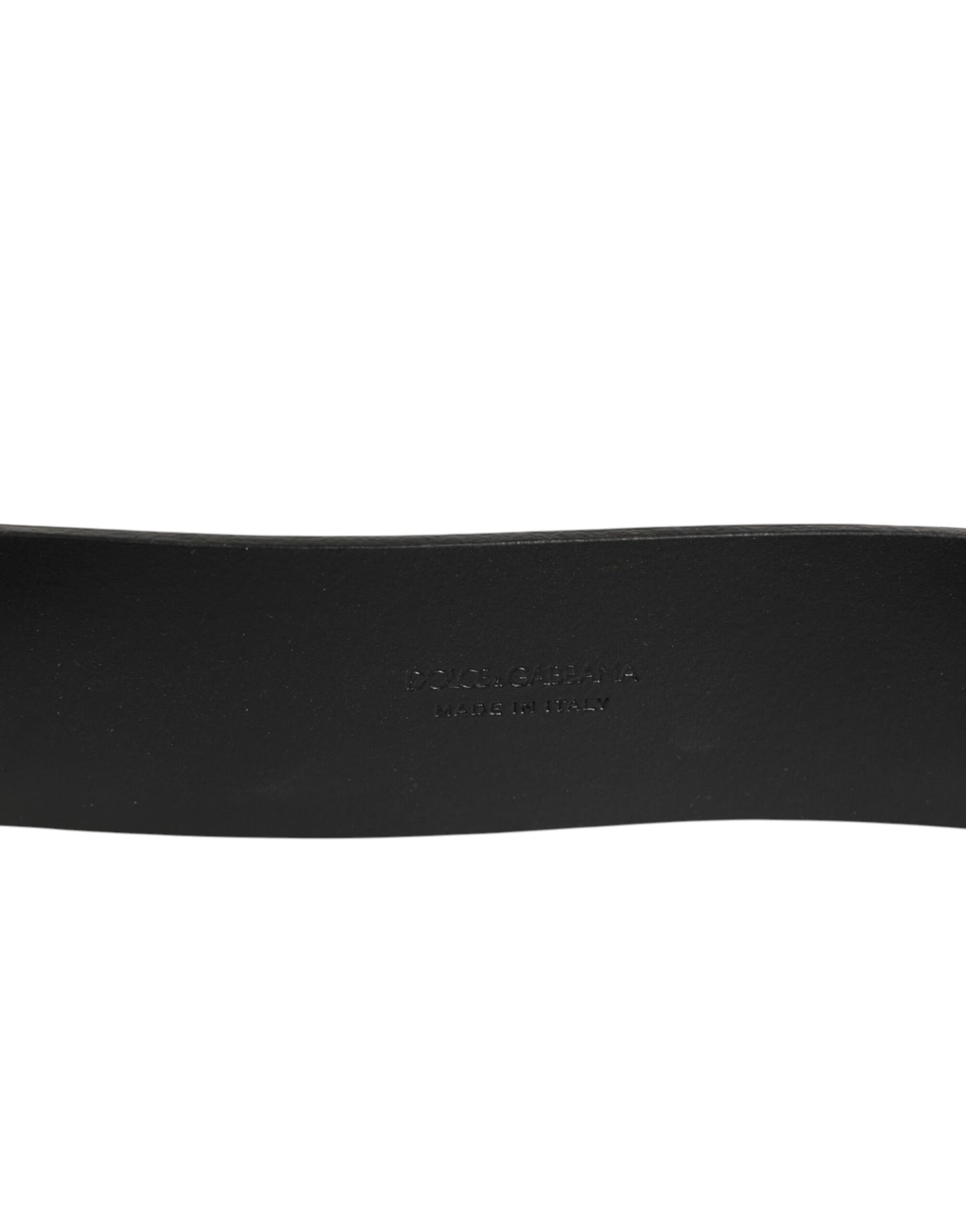 Dolce & Gabbana Brown Classic Gold Metal Logo Buckle Men's Belt