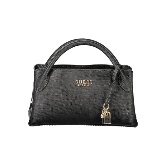 Guess Jeans Black Polyethylene Handbag - Fedana Bag