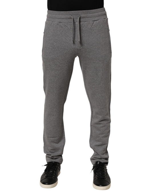 Dolce & Gabbana Cotton Jogger Sweatpants Trouser in Gray