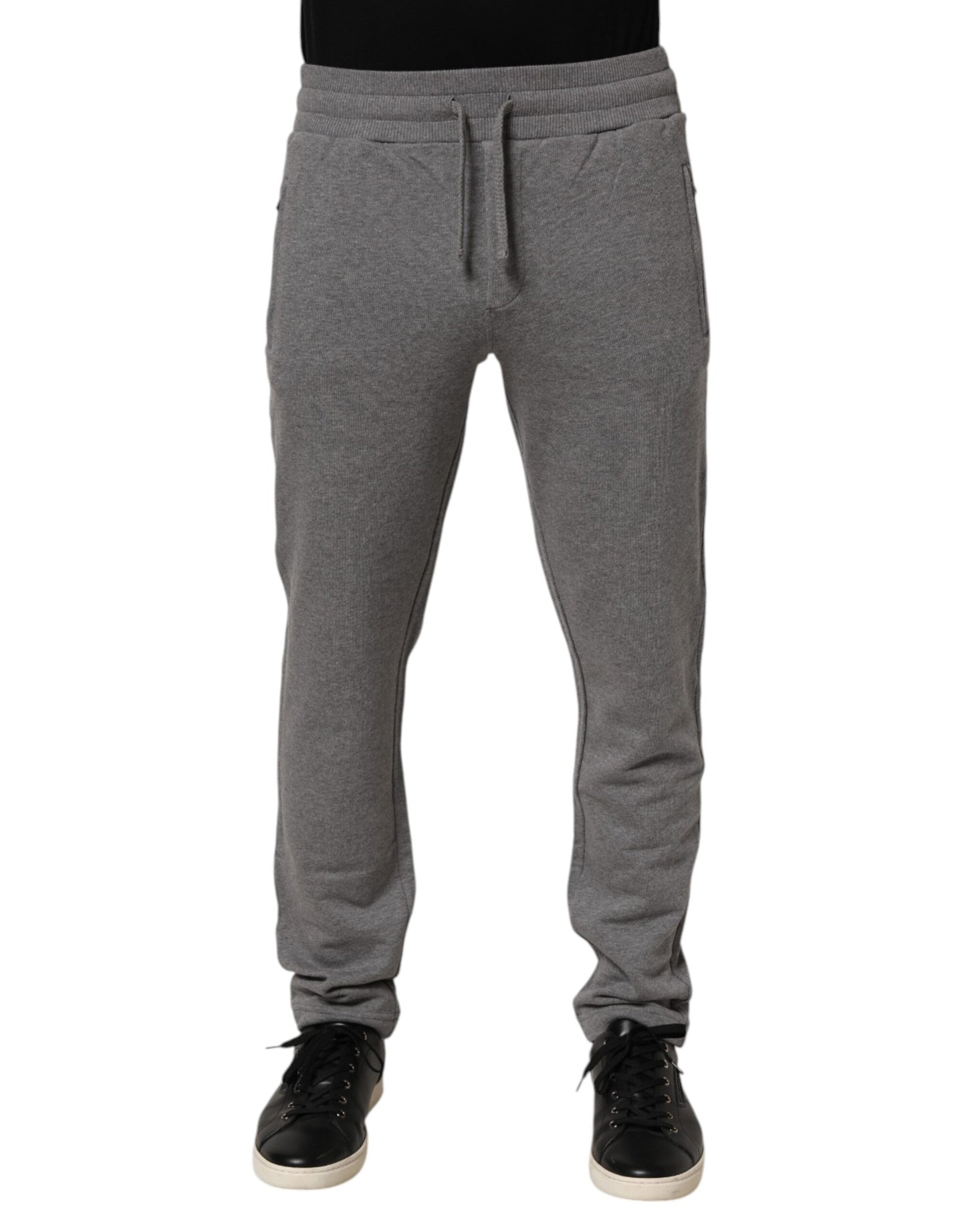 Dolce & Gabbana Cotton Jogger Sweatpants Trouser in Gray