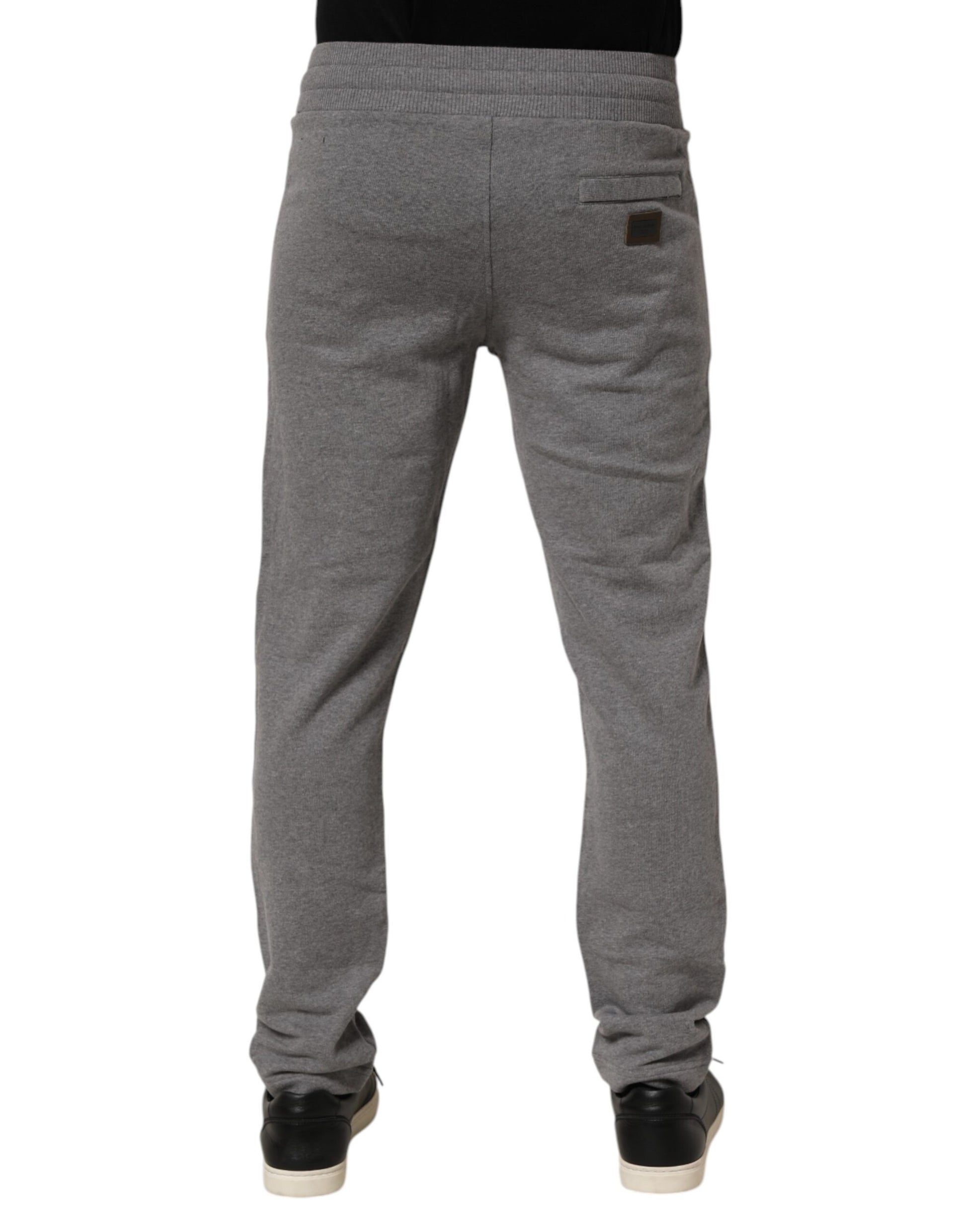 Dolce & Gabbana Cotton Jogger Sweatpants Trouser in Gray