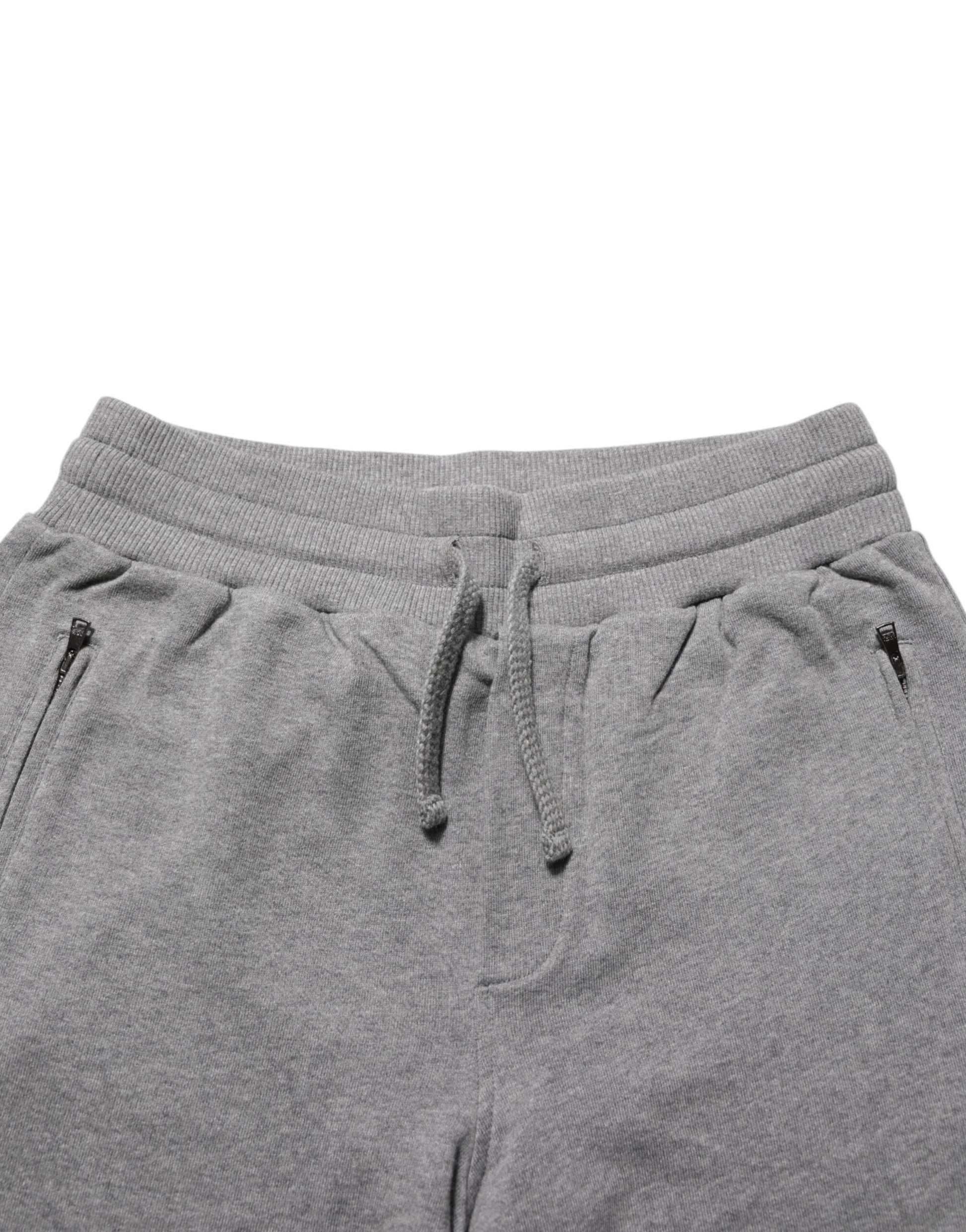 Dolce & Gabbana Cotton Jogger Sweatpants Trouser in Gray