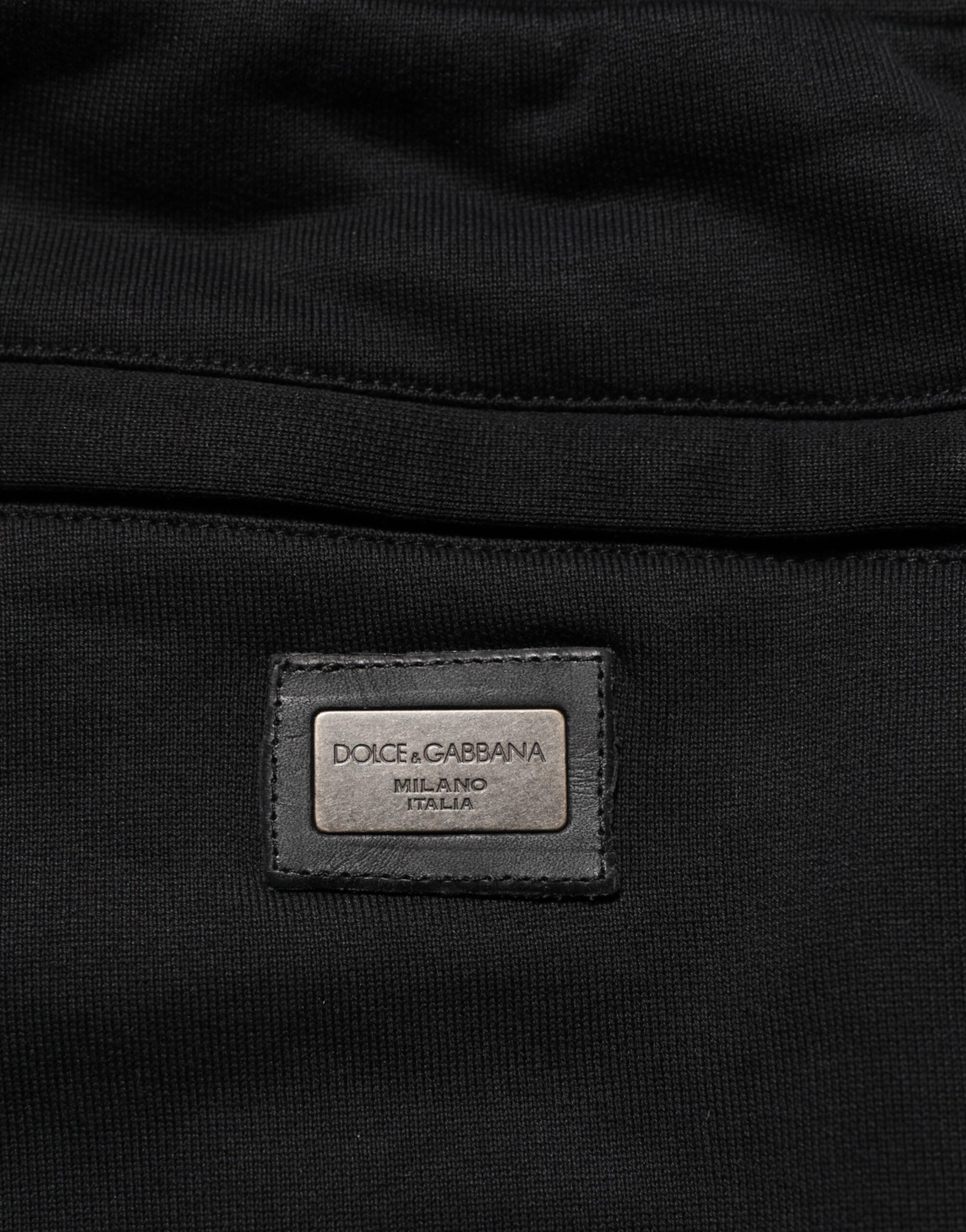 Dolce & Gabbana Black Cotton Jogger Sweatpants