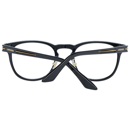 Longines Men's Optical Glasses – Black Round Frame, 54mm