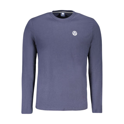 North Sails Blue Cotton Long-Sleeved T-Shirt