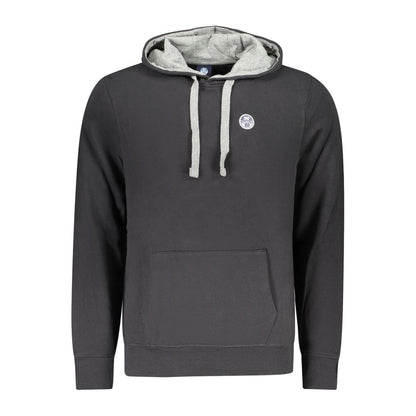 North Sails Black Cotton Sweatshirt - Performance Meets Style