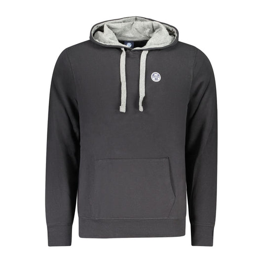 North Sails Black Cotton Sweatshirt - Performance Meets Style