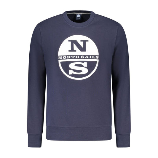 North Sails Blue Cotton Sweatshirt