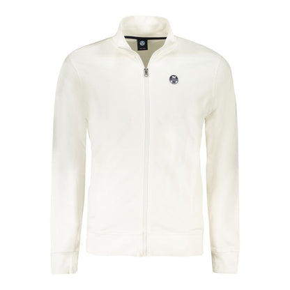North Sails White Cotton Sweatshirt - Performance and Style Combined