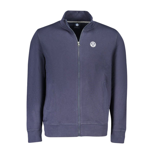 North Sails Blue Cotton Sweatshirt - Functional Yet Stylish