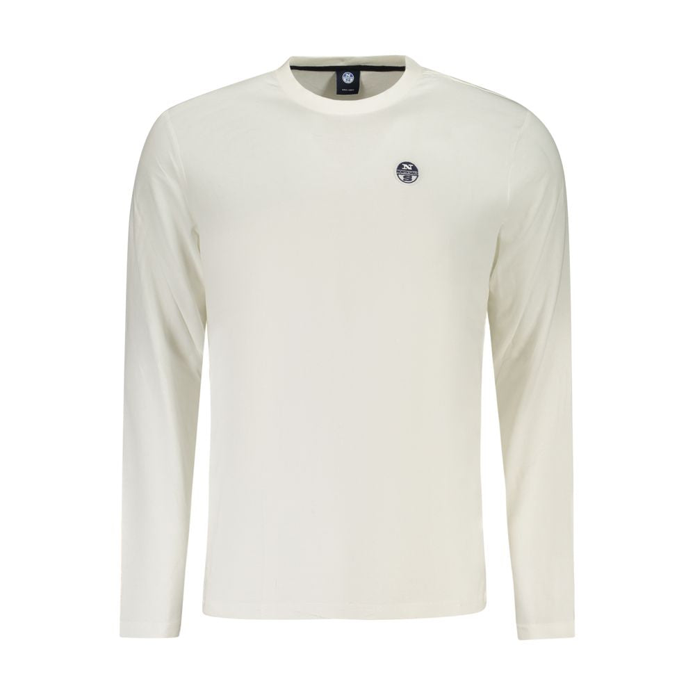 North Sails White Cotton Long-Sleeved T-Shirt