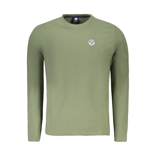 North Sails Green Cotton Long-Sleeved T-Shirt