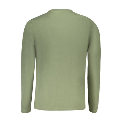 North Sails Green Cotton Long-Sleeved T-Shirt
