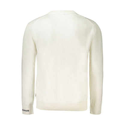 Pepe Jeans White Cotton Sweater - Effortlessly Cool