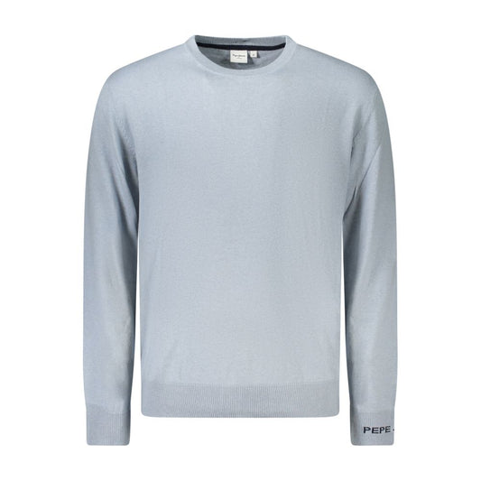 Pepe Jeans Blue Cotton Sweater - Effortless Urban Style