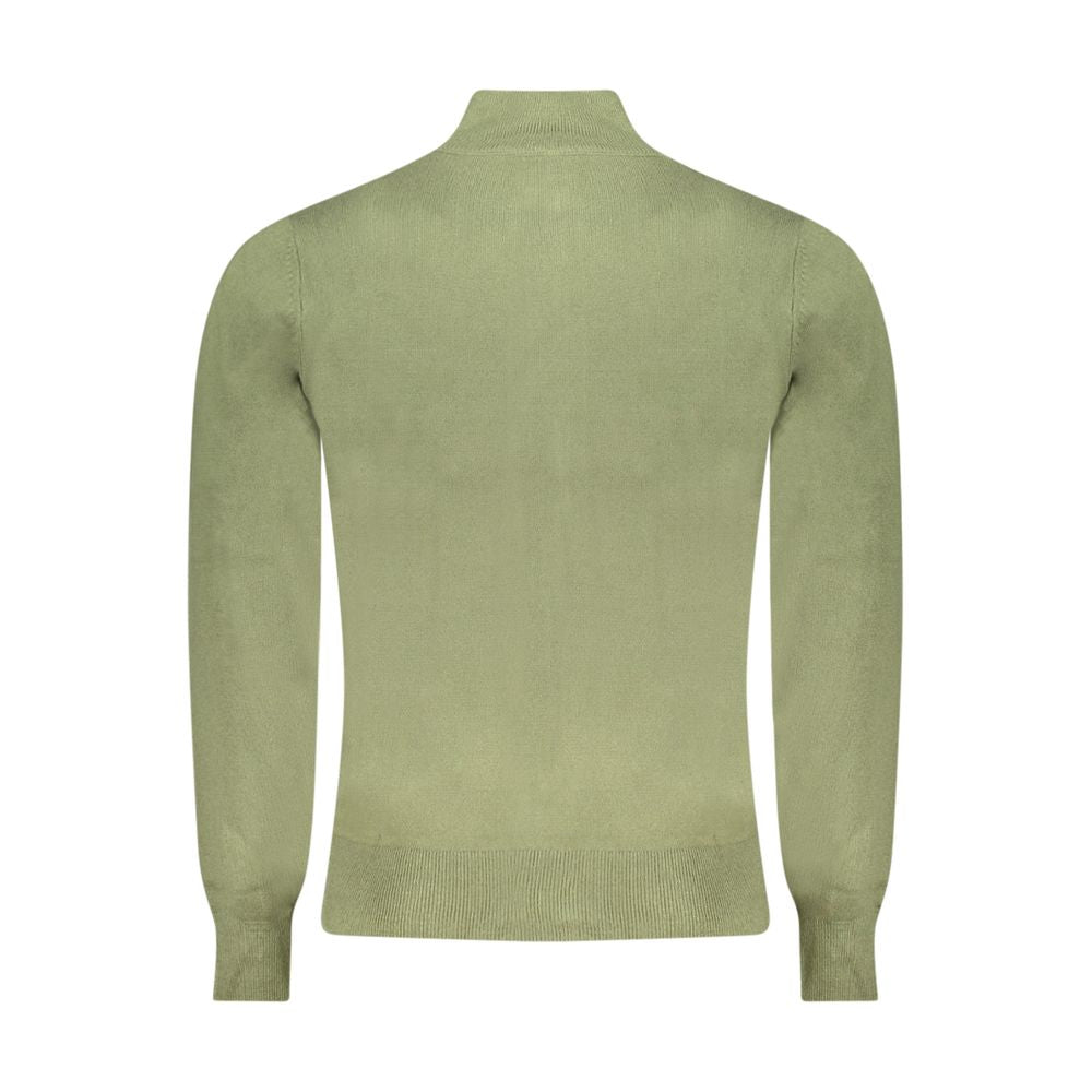North Sails Green Nylon Sweater Cardigan