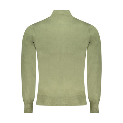 North Sails Green Nylon Sweater Cardigan