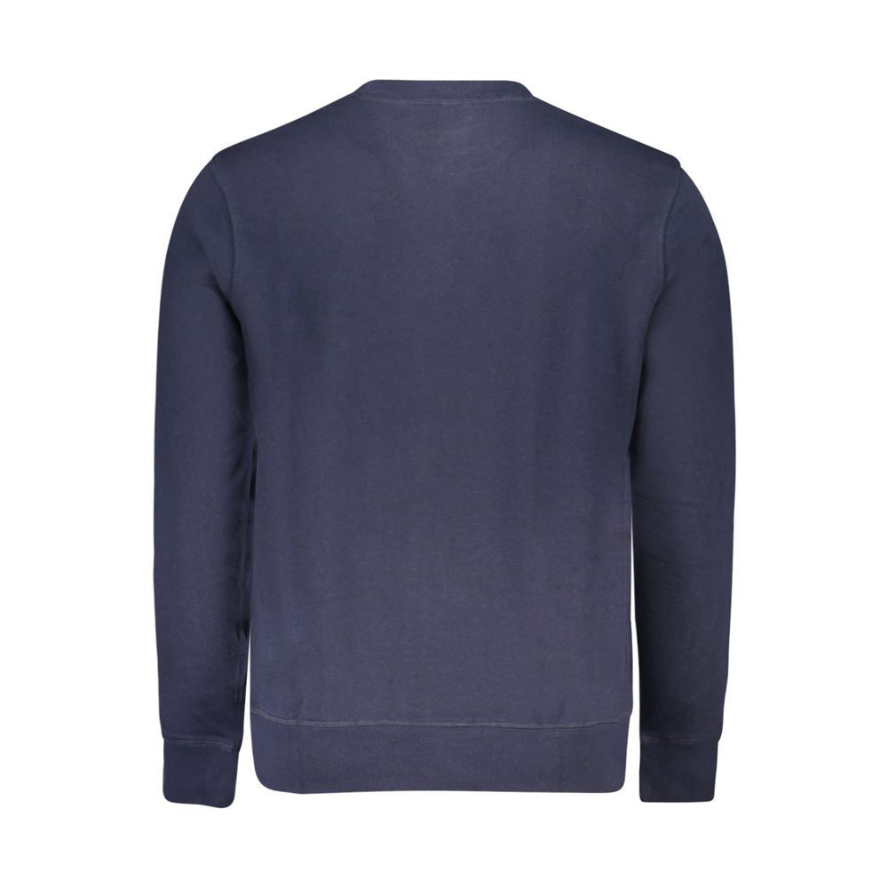 North Sails Blue Cotton Sweatshirt - Performance-Driven Style