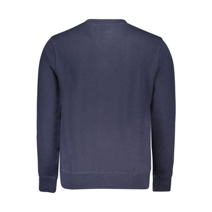 North Sails Blue Cotton Sweatshirt - Performance-Driven Style
